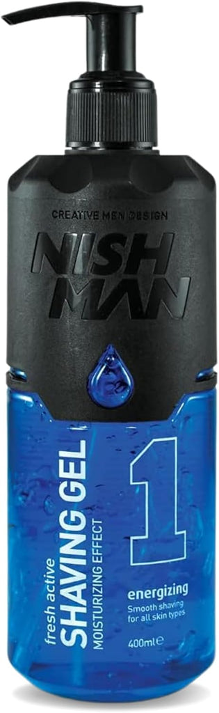 Nishman Gel De Afeitado Blue Energizing 01 400 Ml