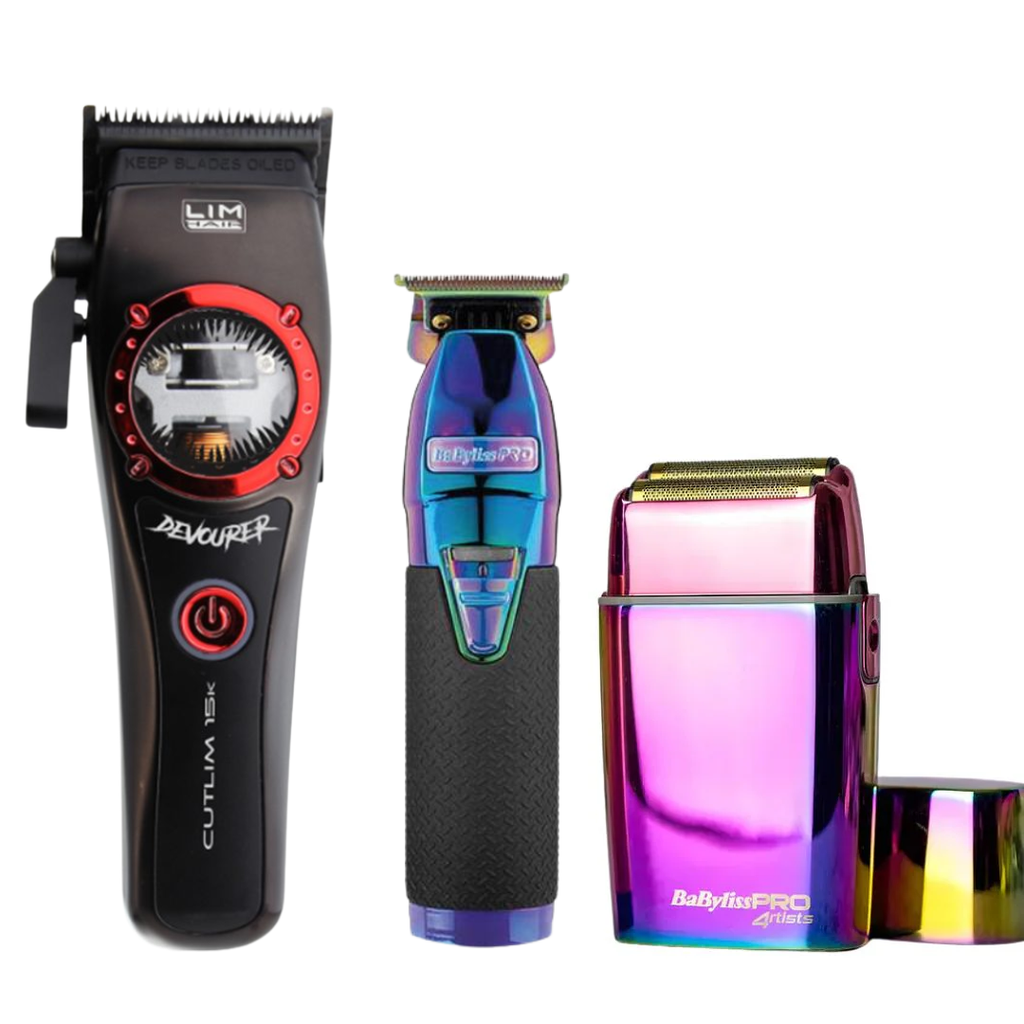 Combo Clipper Devourer (Cutlim 15K) + Skeleton Boost Trimmer + FX02 Shaver Babyliss