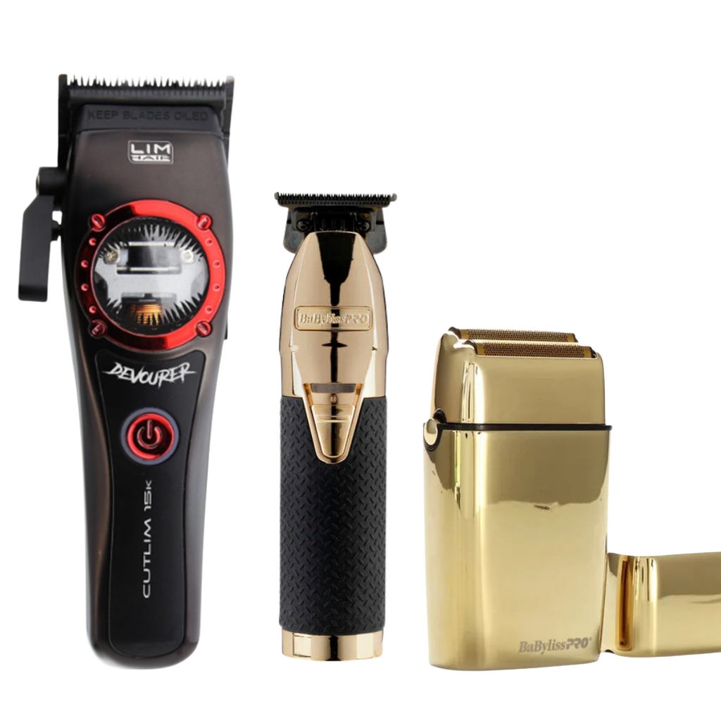 Combo Clipper Devourer (Cutlim 15K) + Skeleton Boost Trimmer + FX02 Shaver Babyliss