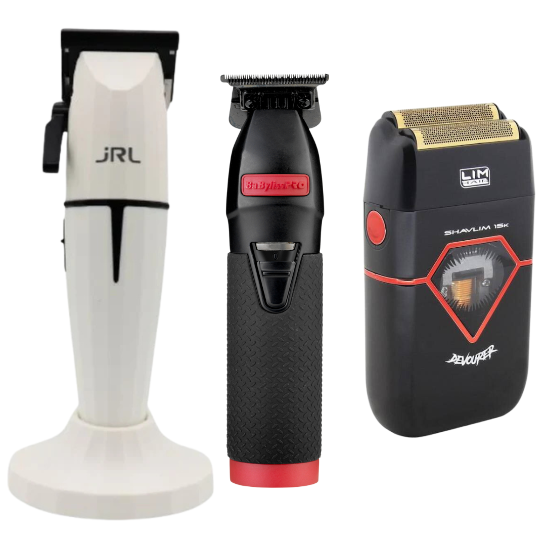 Combo JRL Onyx Clipper + Skeleton Boost Trimmer + Shavlim Devourer Shaver