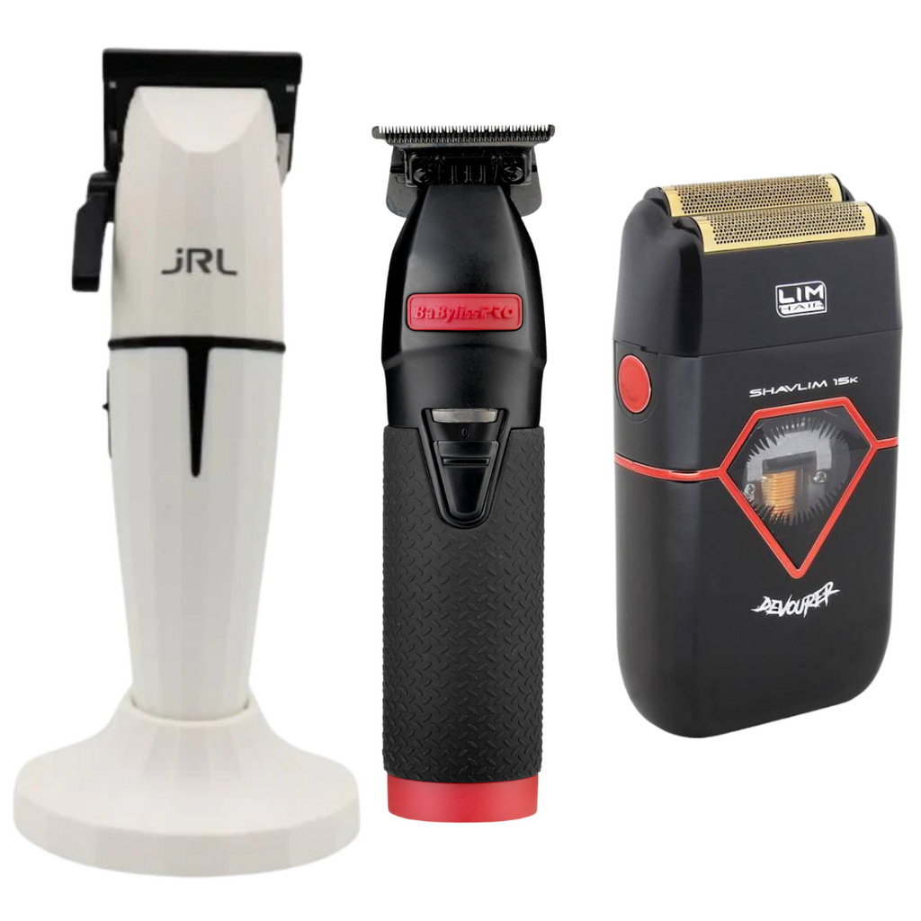 Combo JRL Onyx Clipper + Skeleton Boost Trimmer + Shavlim Devourer Shaver