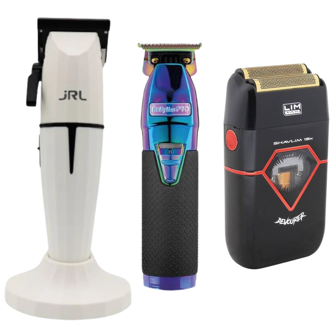 Combo JRL Onyx Clipper + Skeleton Boost Trimmer + Shavlim Devourer Shaver