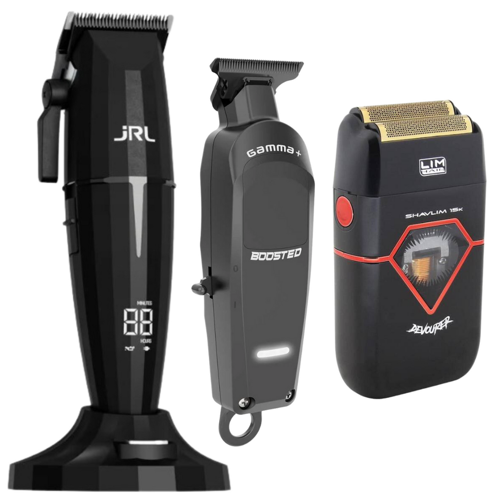 JRL Onyx + Gamma Piu Boosted Trimmer + Shavlim Devourer Shaver