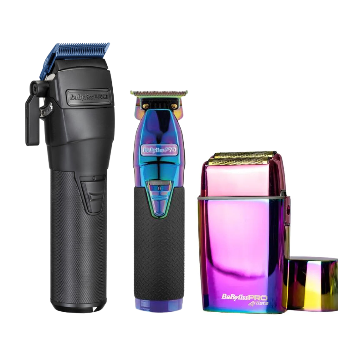 FXOne Clipper + Skeleton Trimmer + FX02 Shaver Babyliss