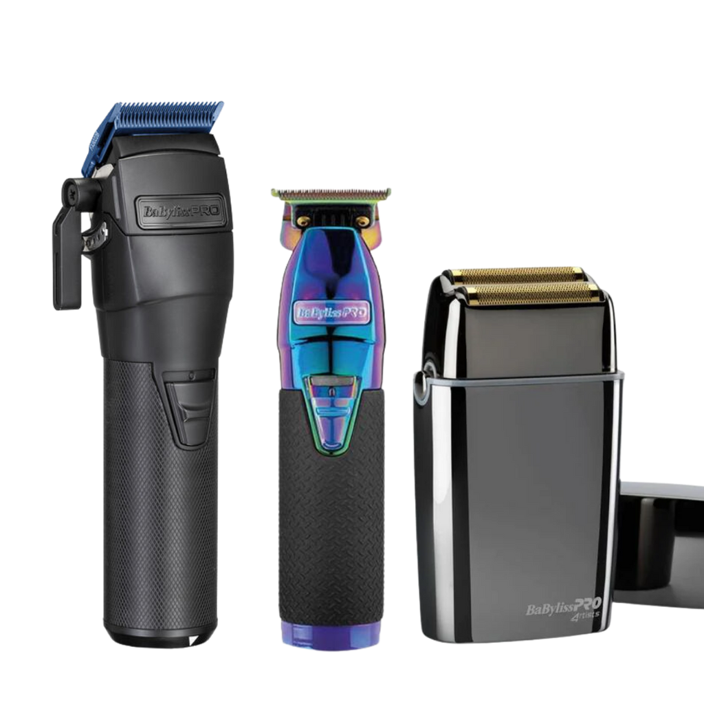 FXOne Clipper + Skeleton Trimmer + FX02 Shaver Babyliss