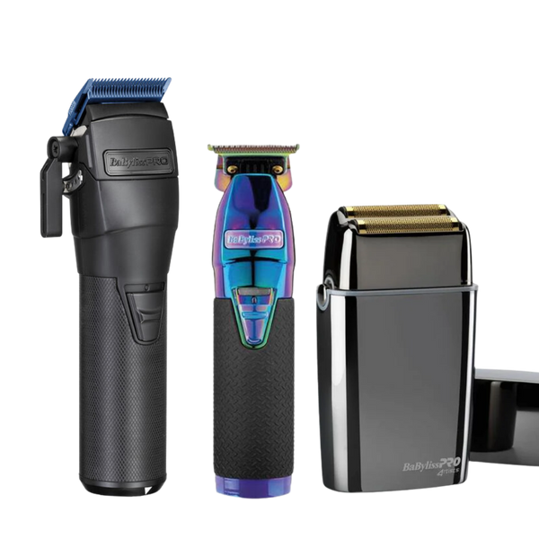 FXOne Clipper + Skeleton Trimmer + FX02 Shaver Babyliss
