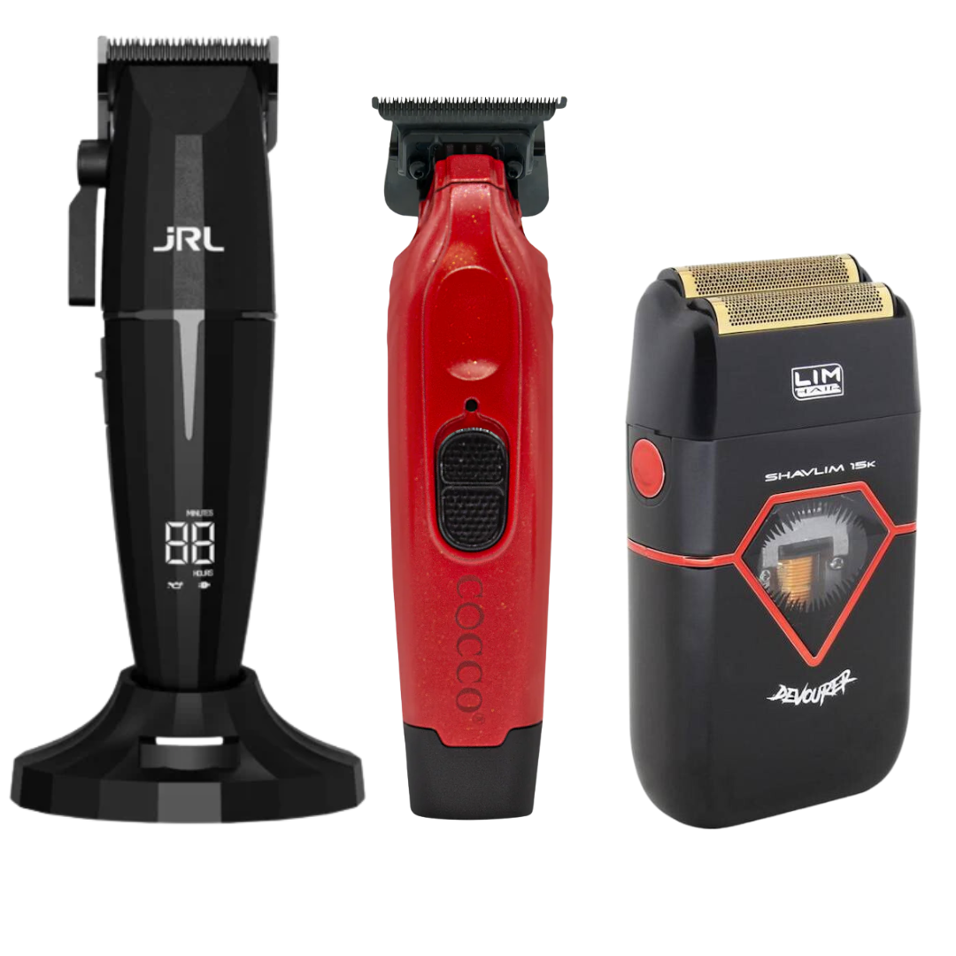 JRL Onyx Clipper + Cocco Hyper Veloce Trimmer + Shavlim Devourer Shaver