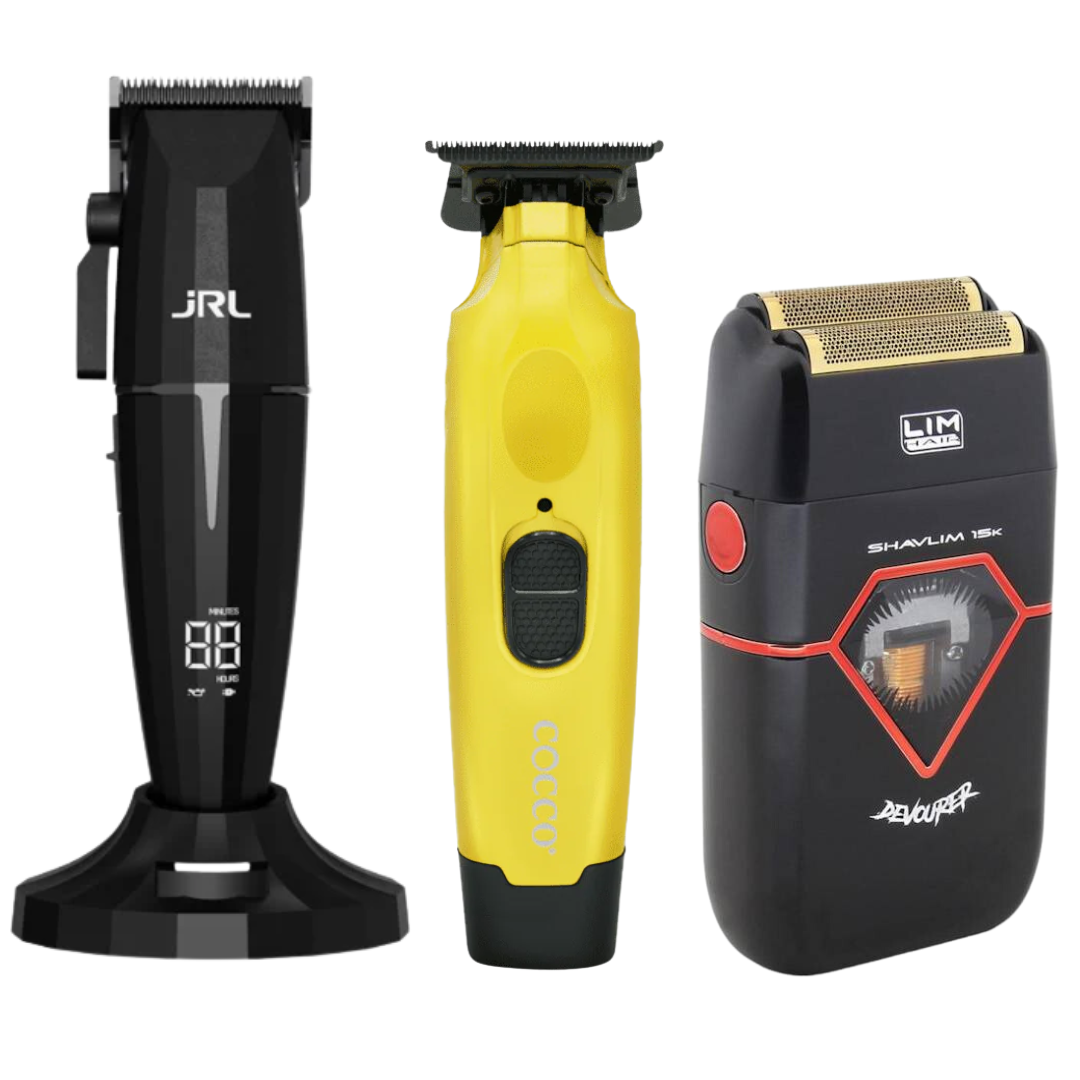 JRL Onyx Clipper + Cocco Hyper Veloce Trimmer + Shavlim Devourer Shaver