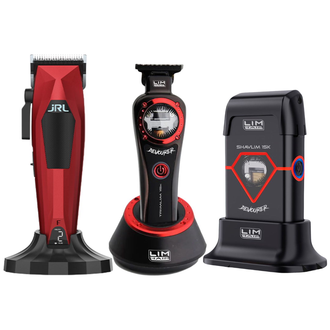 JRL 3000 Clipper + Trimlim Devourer Trimmer + Shavlim Devourer Shaver