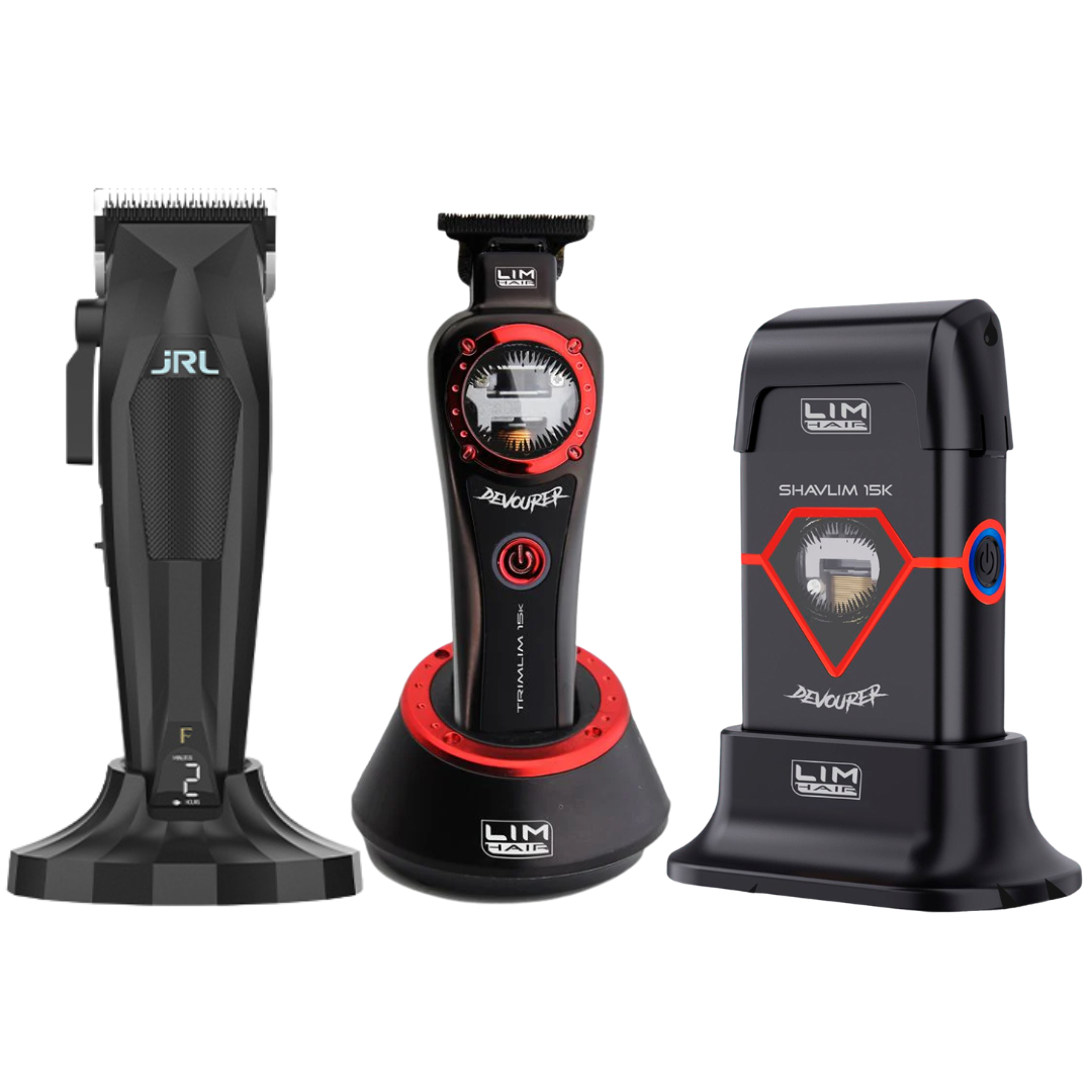 JRL 3000 Clipper + Trimlim Devourer Trimmer + Shavlim Devourer Shaver
