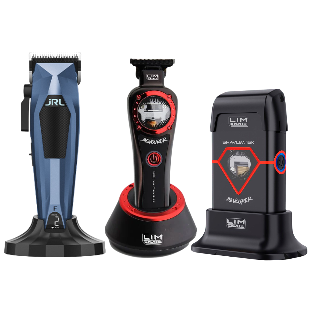JRL 3000 Clipper + Trimlim Devourer Trimmer + Shavlim Devourer Shaver