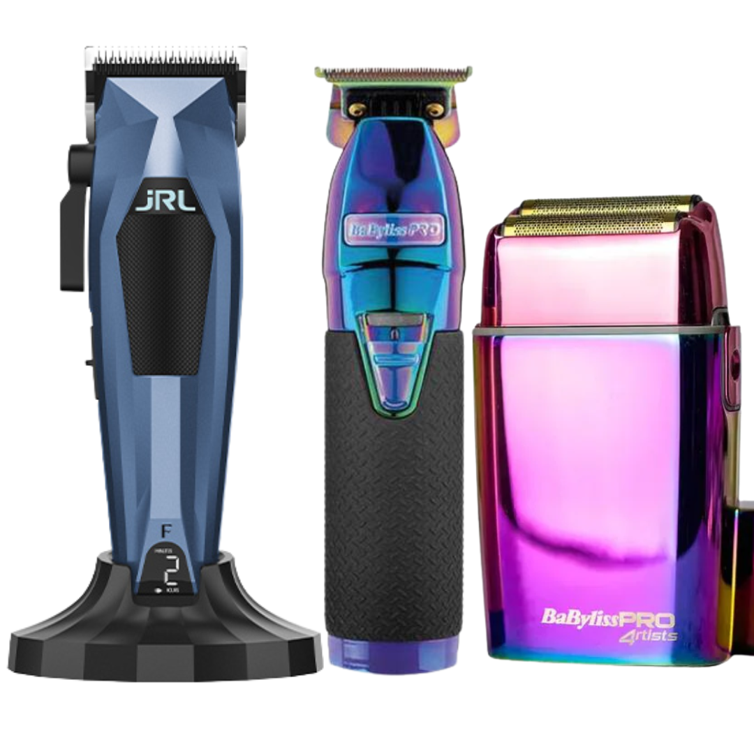 JRL 3000 Clipper + Skeleton Trimmer Babyliss + FX02 Shaver Babyliss