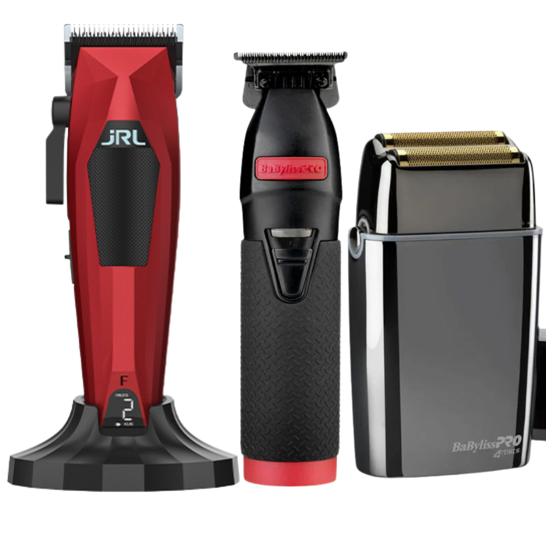 JRL 3000 Clipper + Skeleton Trimmer Babyliss + FX02 Shaver Babyliss