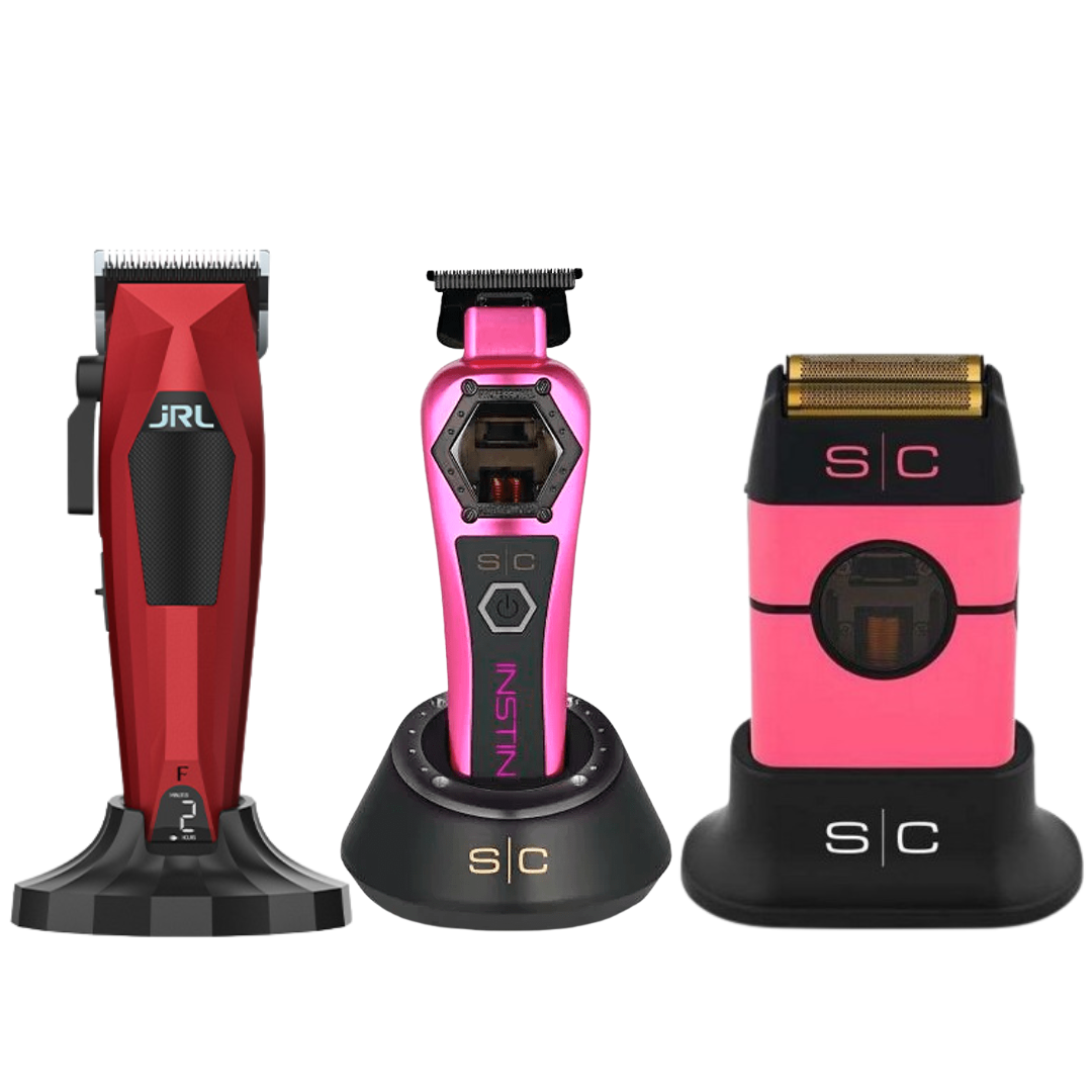 JRL 3000 Clipper + Stylecraft Instinct Trimmer Metal Edition + Stylecraft Instinct Shaver Metal Edition
