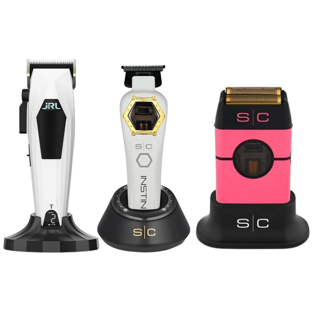 JRL 3000 Clipper + Stylecraft Instinct Trimmer Metal Edition + Stylecraft Instinct Shaver Metal Edition