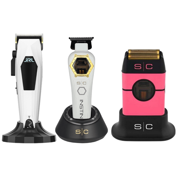 JRL 3000 Clipper + Stylecraft Instinct Trimmer Metal Edition + Stylecraft Instinct Shaver Metal Edition