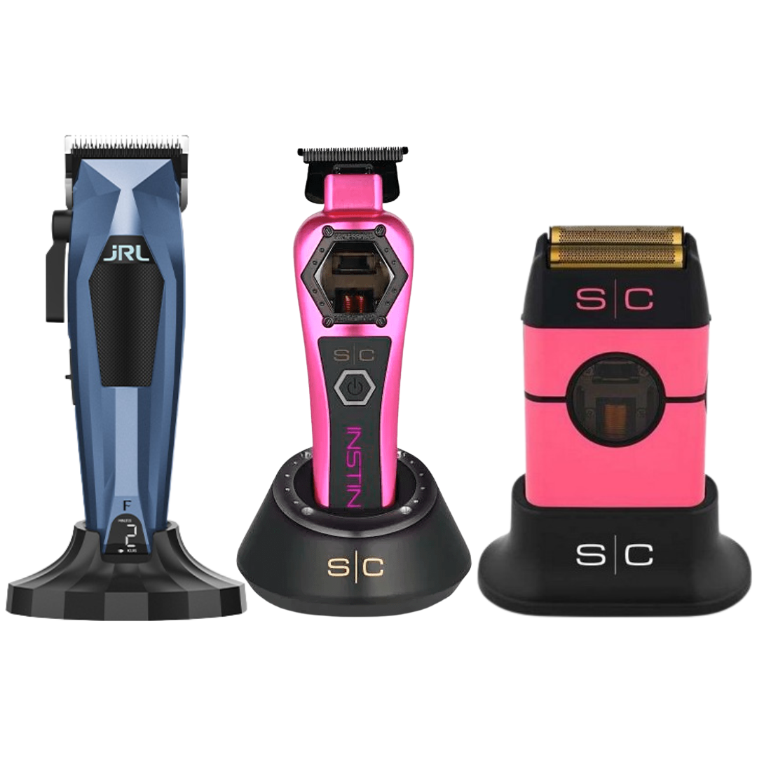 JRL 3000 Clipper + Stylecraft Instinct Trimmer Metal Edition + Stylecraft Instinct Shaver Metal Edition