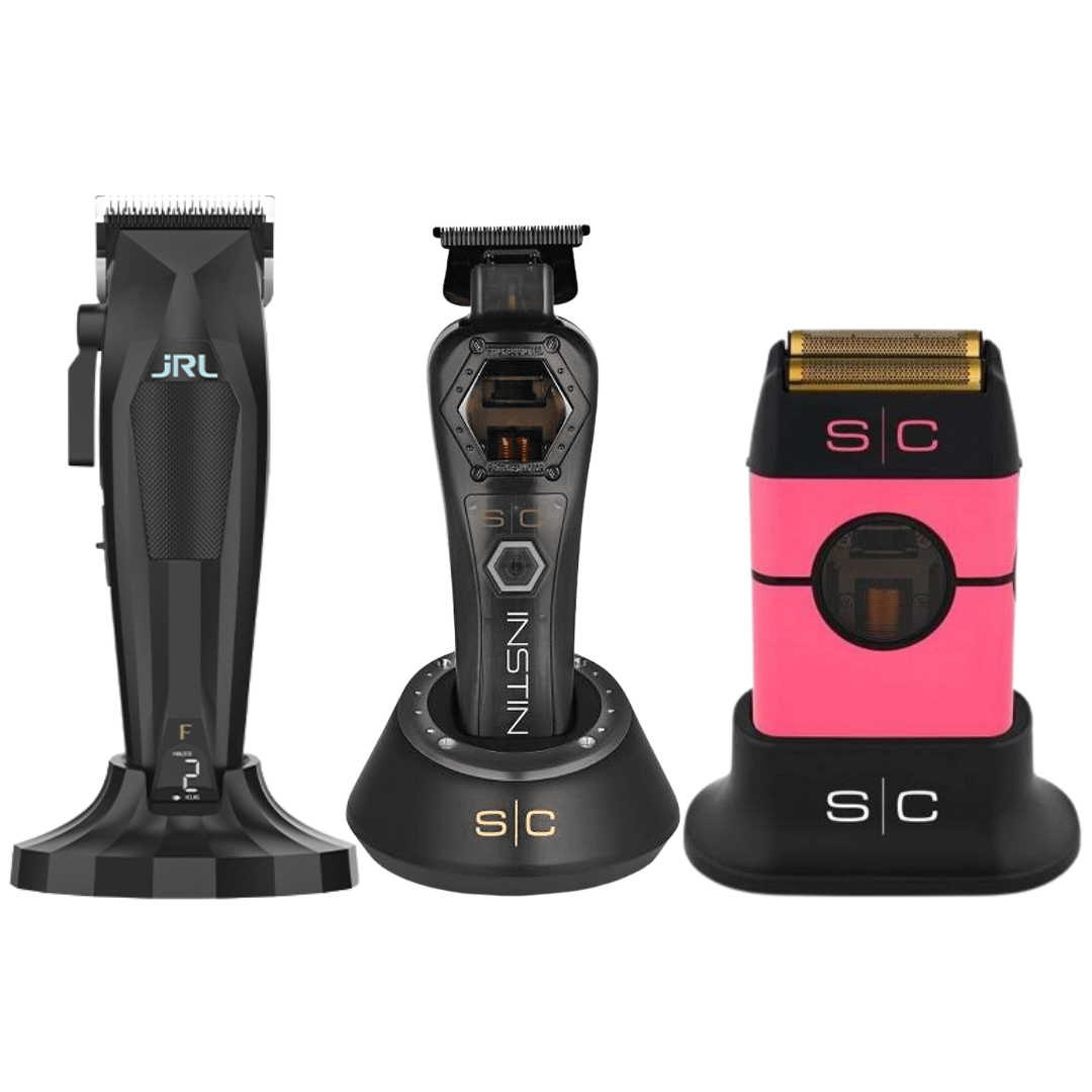 JRL 3000 Clipper + Stylecraft Instinct Trimmer Metal Edition + Stylecraft Instinct Shaver Metal Edition