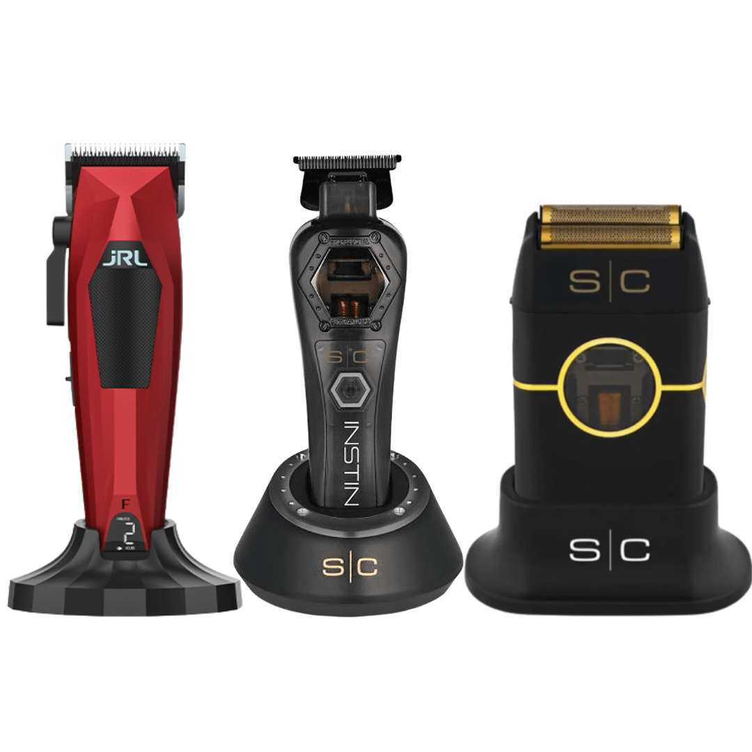 JRL 3000 Clipper + Stylecraft Instinct Trimmer Metal Edition + Stylecraft Instinct Shaver Metal Edition