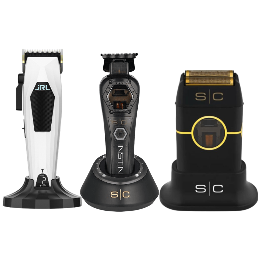 JRL 3000 Clipper + Stylecraft Instinct Trimmer Metal Edition + Stylecraft Instinct Shaver Metal Edition