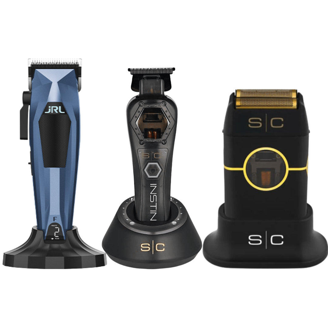 JRL 3000 Clipper + Stylecraft Instinct Trimmer Metal Edition + Stylecraft Instinct Shaver Metal Edition
