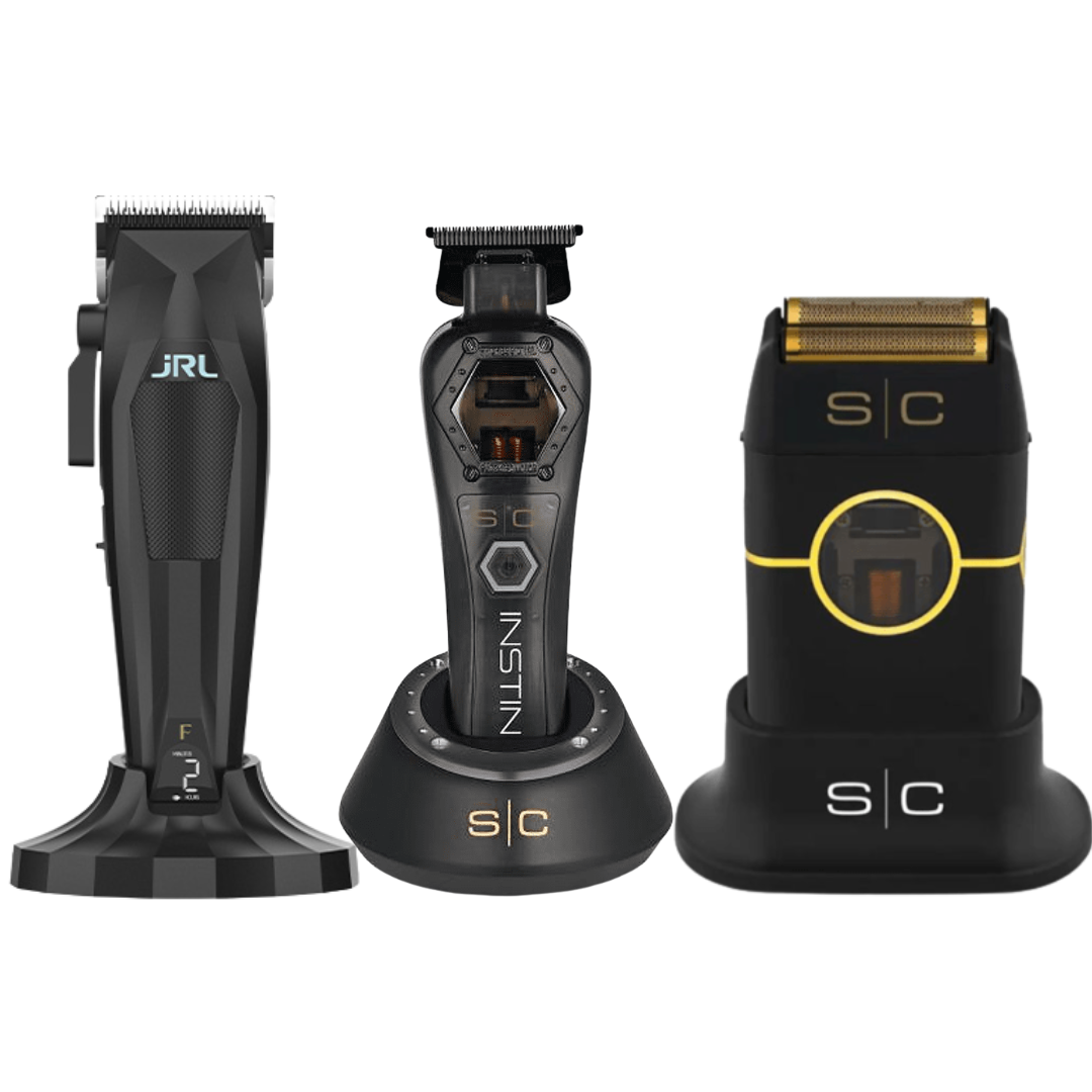 JRL 3000 Clipper + Stylecraft Instinct Trimmer Metal Edition + Stylecraft Instinct Shaver Metal Edition