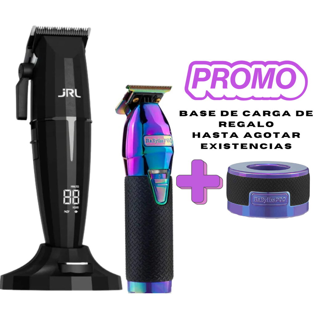 Combo JRL Onyx Clipper + Skeleton Boost Trimmer + Base de Carga JRL