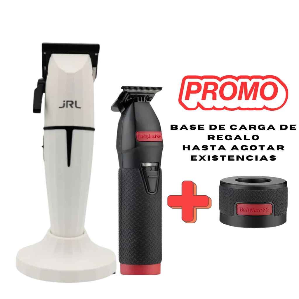 Combo JRL Onyx Clipper + Skeleton Boost Trimmer + Base de Carga JRL