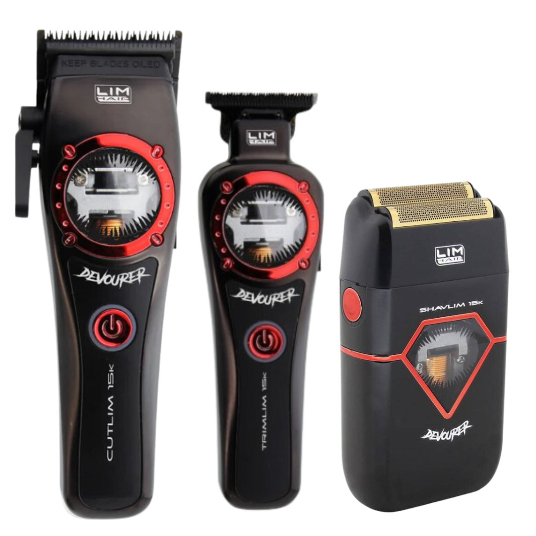 Combo Clipper Trimmer y Shaver Devourer + Mochila Regalo (Cutilim + Trimlim + Shavlim)