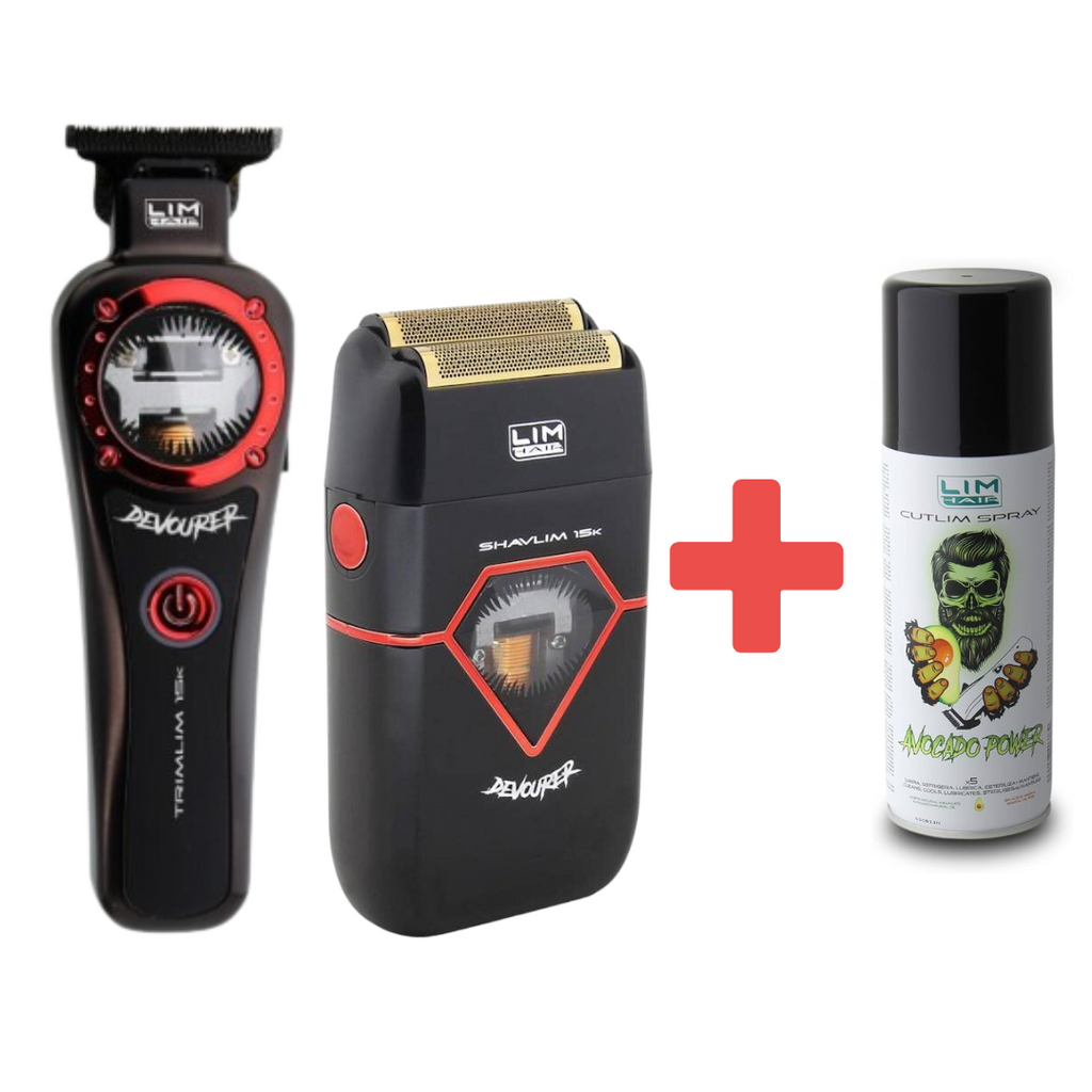 Clipper + Shaver Devourer + Spray 5 en 1 (Cutlim + Shavlim)