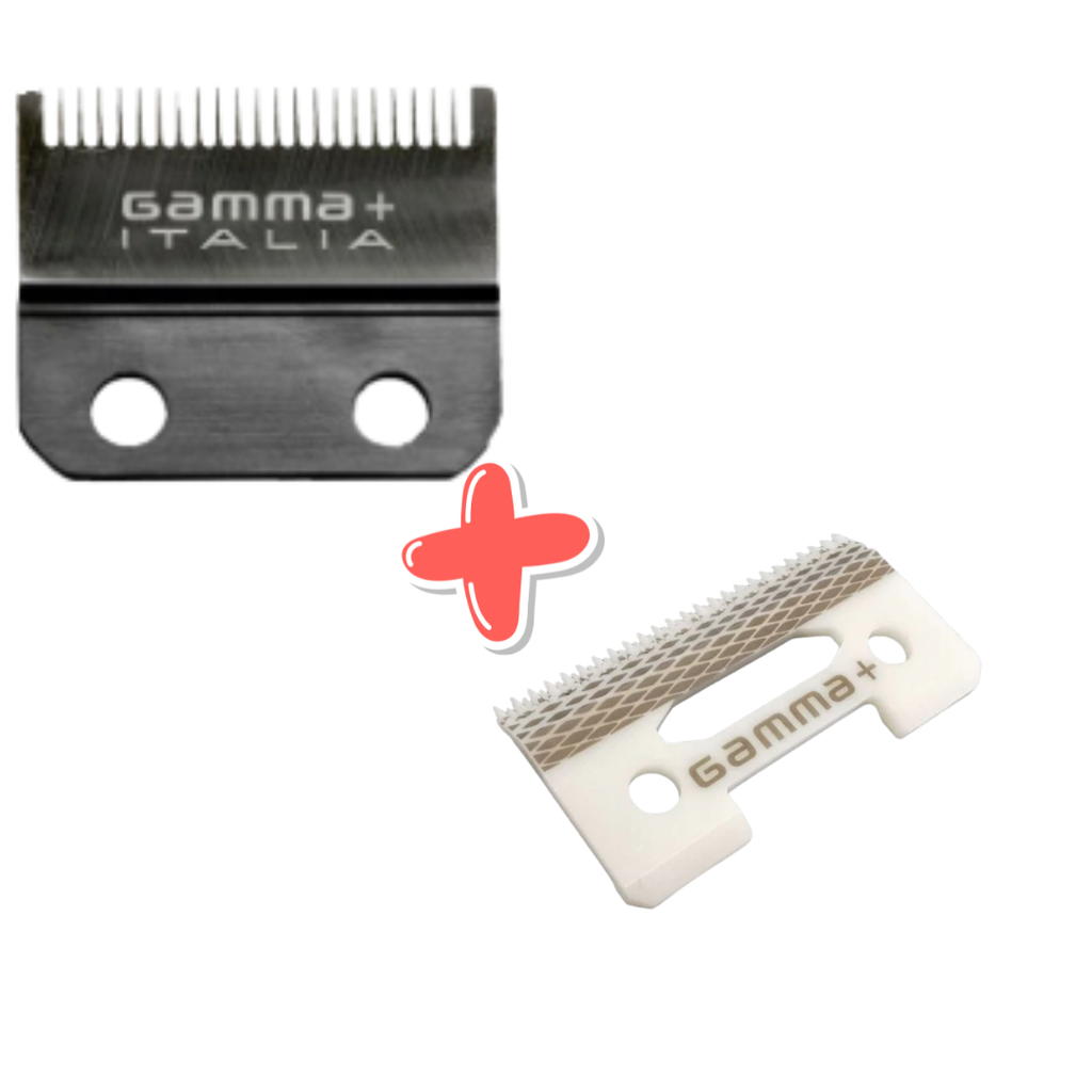 Pack Cuchillas Fade Fija y Cerámica Móvil Clipper Gamma Piu
