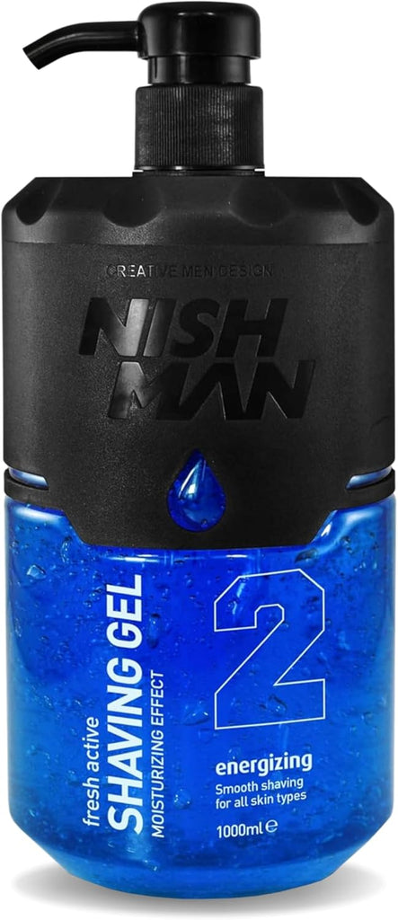 Nishman Gel De Afeitado Blue Energizing 02 1000 ML