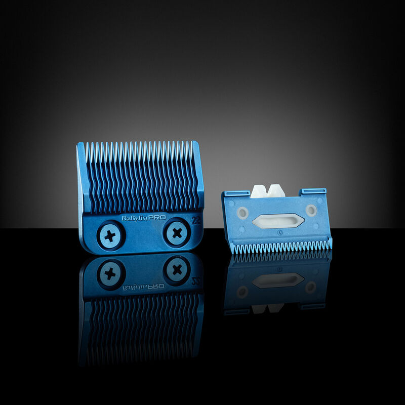 Cuchilla Fade MIM de Titanio azul