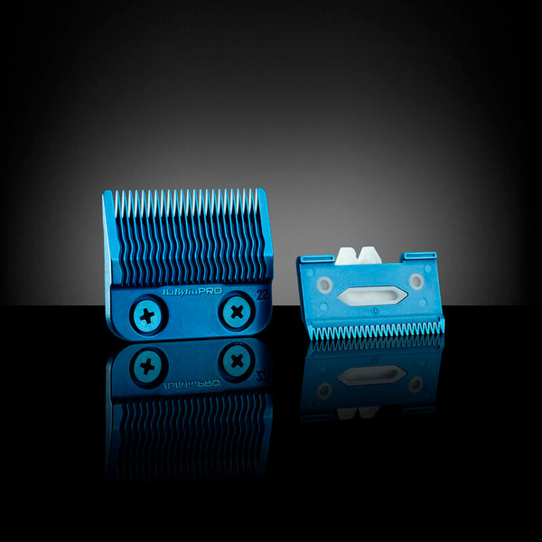 Cuchilla Fade MIM de Titanio azul