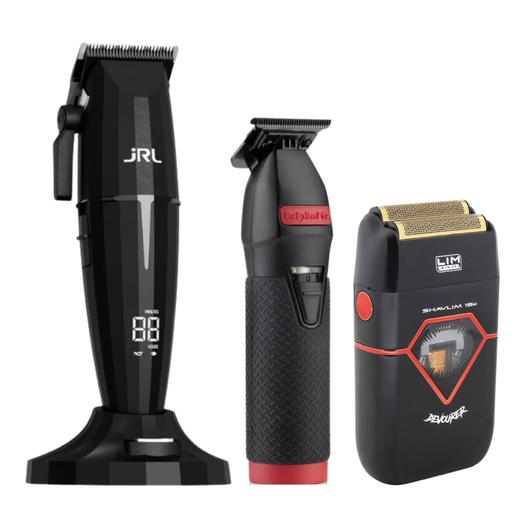 Combo JRL Onyx Clipper + Skeleton Boost Trimmer + Shavlim Devourer Shaver