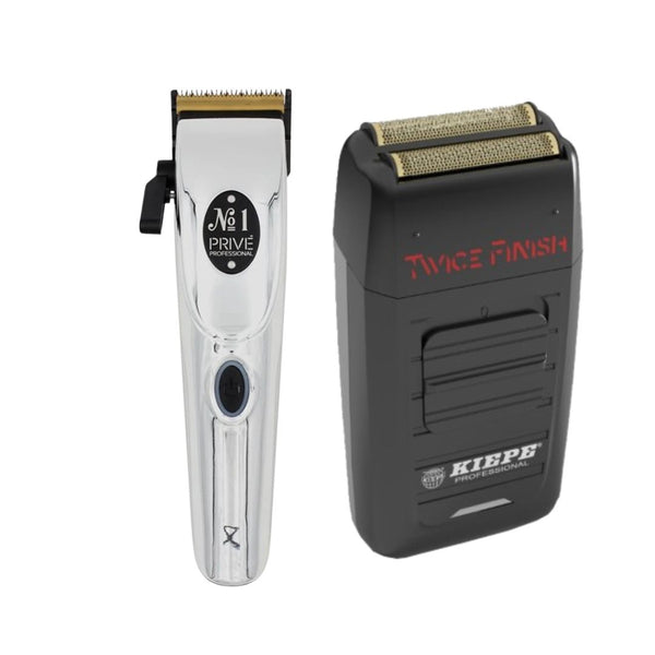 Privé Cordless Clipper 10.000 rpm + Shaver