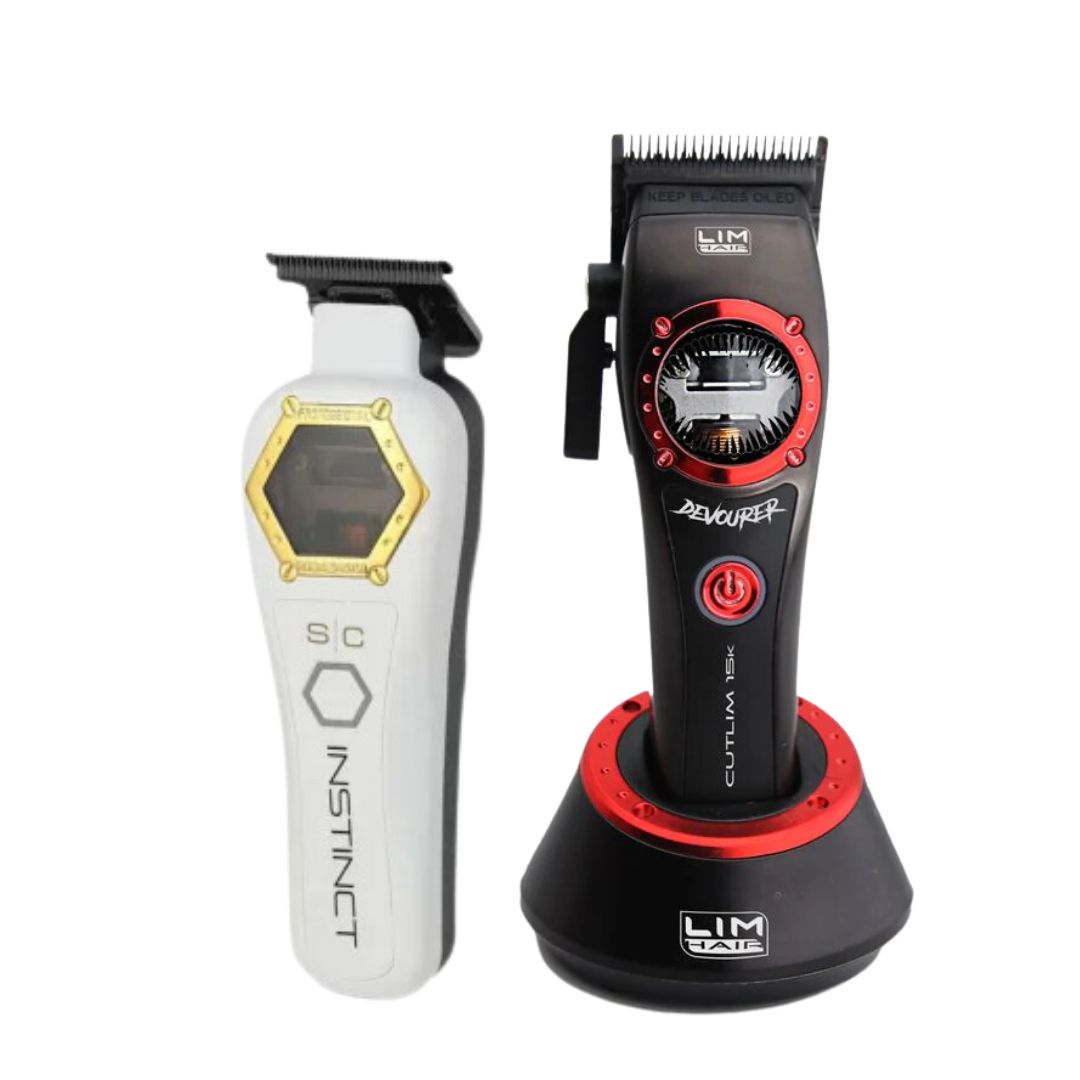 Clipper Devourer Cutlim 15K + StyleCraft Instinct Trimmer Metal Edition