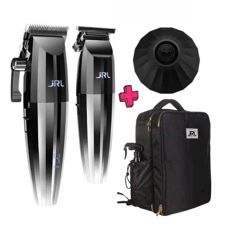Combo JRL 2020C Clipper + Trimmer JRL 2020T + Mochila Gold Collection