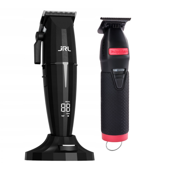 Máquina de Corte Clipper Onix 2020C-B con Base de Carga JRL + PRO Skeleton Trimmer Boost Babyliss JRL