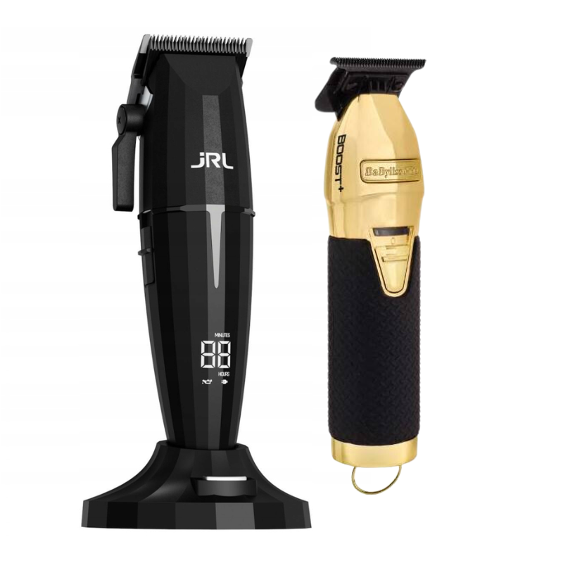 Máquina de Corte Clipper Onix 2020C-B con Base de Carga JRL + PRO Skeleton Trimmer Boost Babyliss JRL