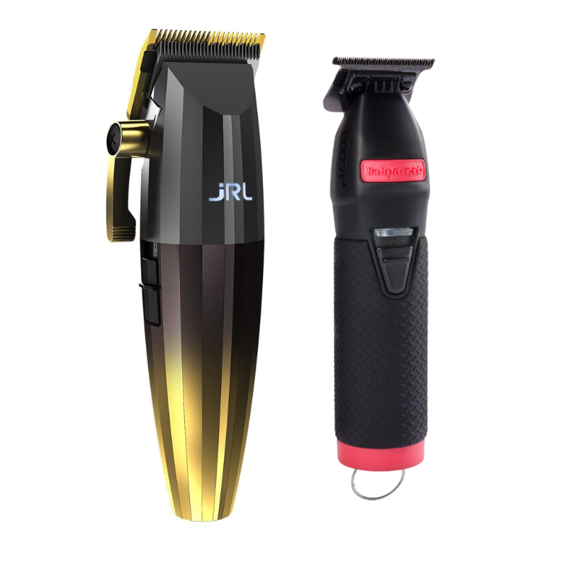 Combo Clipper JRL 2020C Gold + Trimmer Skeleton Boost Babyliss