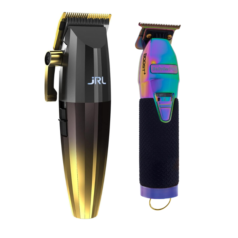 Combo Clipper JRL 2020C Gold + Trimmer Skeleton Boost Babyliss
