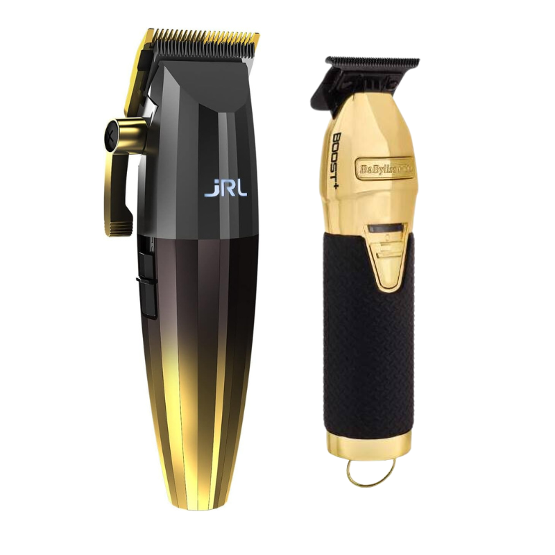 Combo Clipper JRL 2020C Gold + Trimmer Skeleton Boost Babyliss