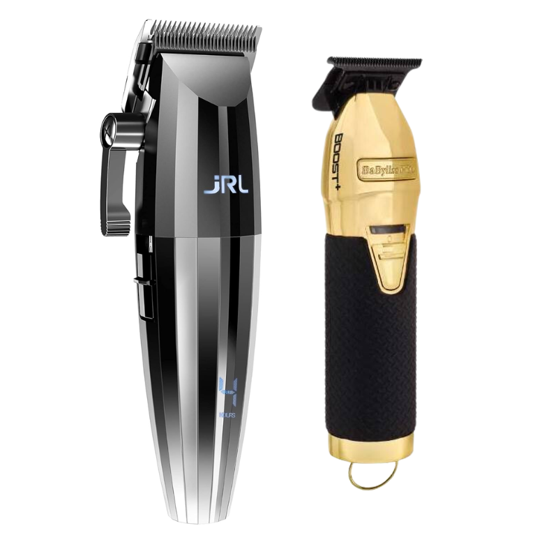 Combo Clipper JRL 2020C Silver+ Trimmer Skeleton Boost Babyliss