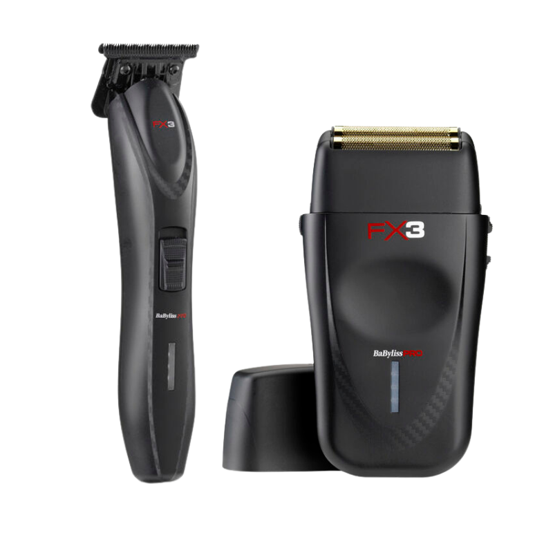 Máquina de Corte FX3 Ferrari Trimmer Babyliss + Afeitadora FX3 Ferrari Shaver Babyliss BABYLISS