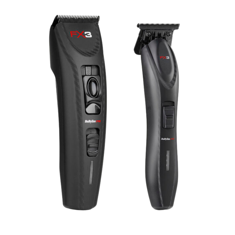 Máquina de Corte FX3 Ferrari Clipper Babyliss + FX3 Ferrari Trimmer Babyliss BABYLISS