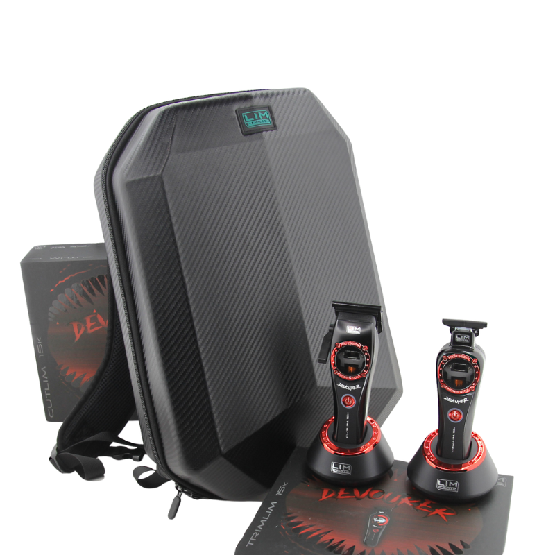 Pack Devourer 15K Clipper + Trimmer Lim Hair + Mochila (Cutlim + Trimlim + Mochila)