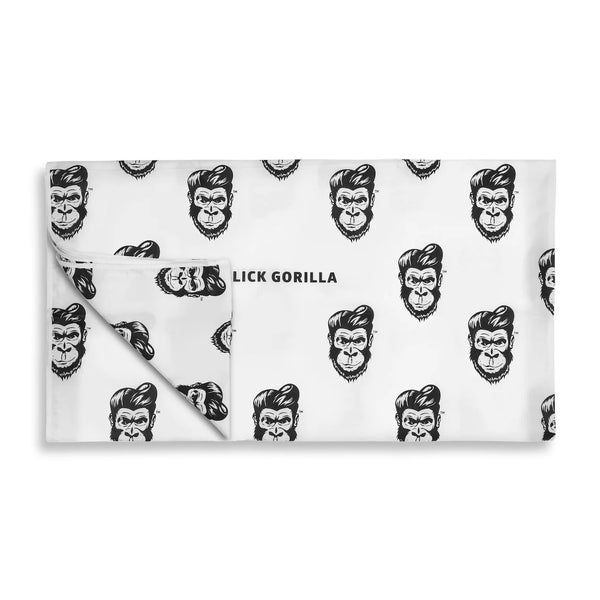 Capa Barbero Blanca Slick Gorilla