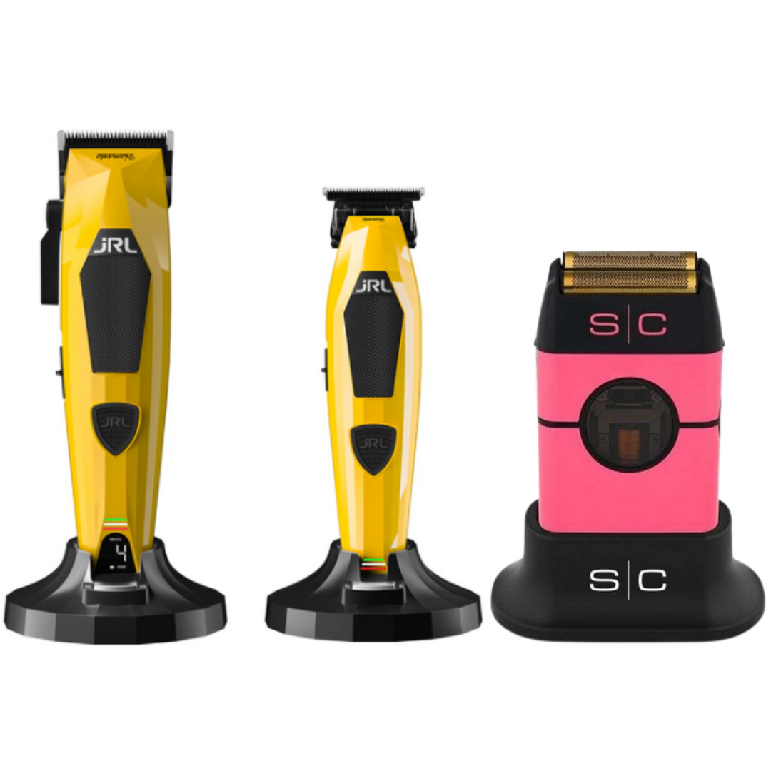 JRL Diamante Clipper y Trimmer + Stylecraft Instinct Shaver Metal Edition