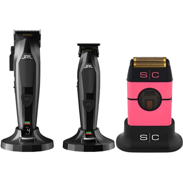 JRL Diamante Clipper y Trimmer + Stylecraft Instinct Shaver Metal Edition